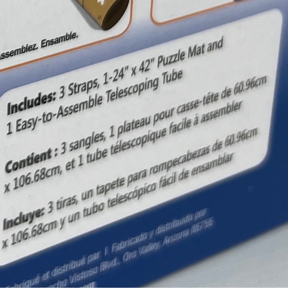 NEW! ROLL-UP puzzle mat. 24”x42” BRAND NEW SEALED box. Fits up to 1500 pieces. - Picture 4 of 4